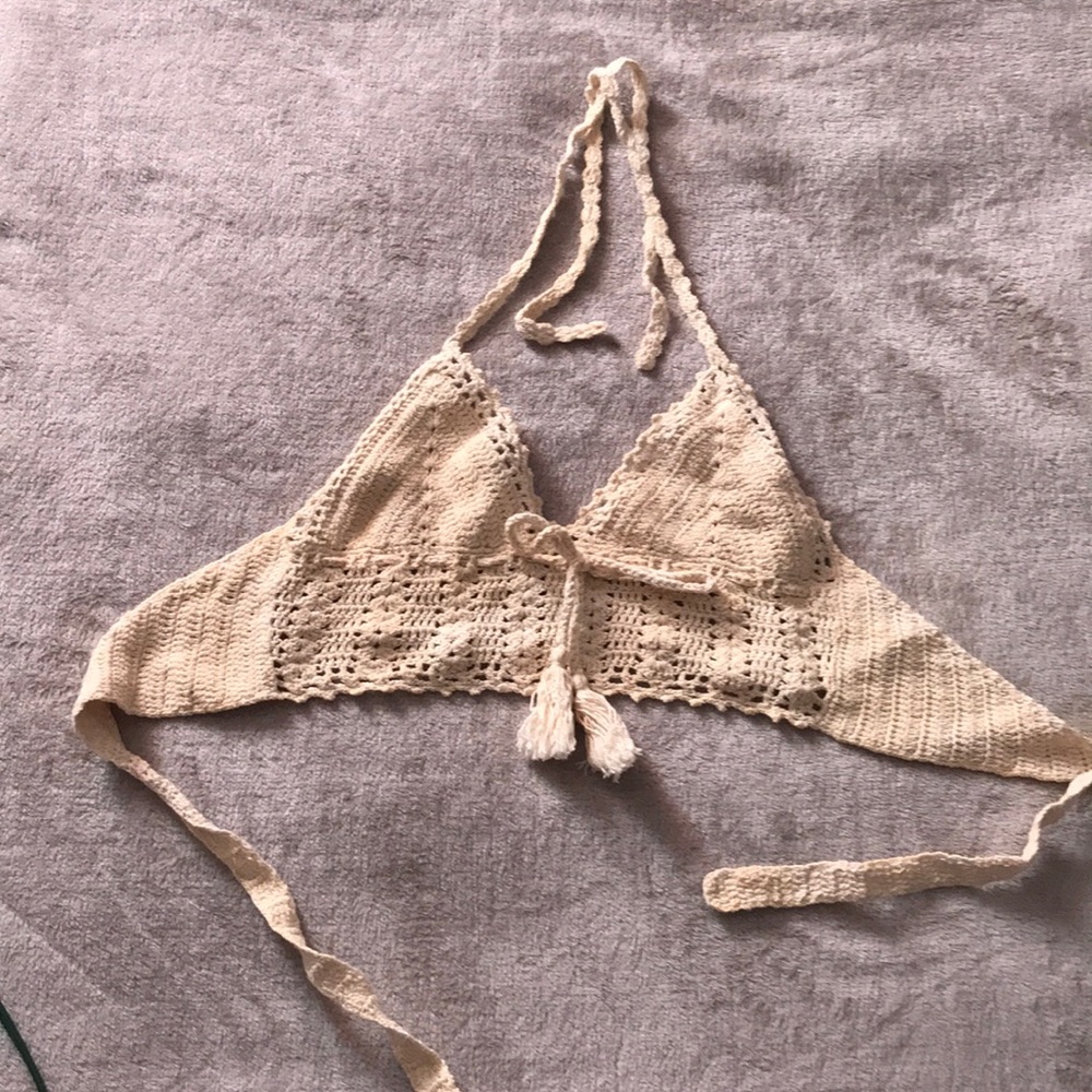 Tie around crop top